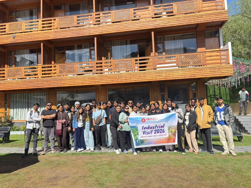 Students at HPCA Stadium Dharamshala